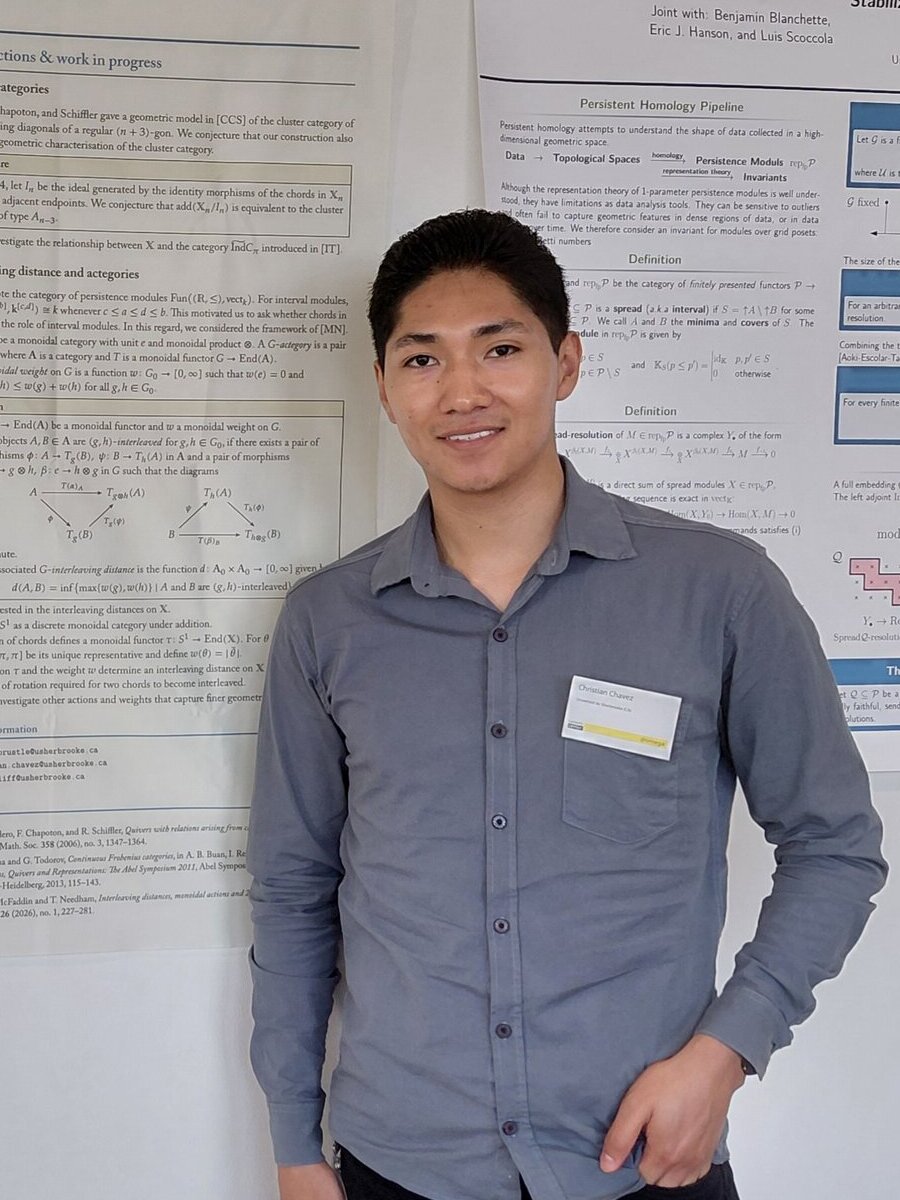 Me at the poster presentation session at the Lorentz Center, The Netherlands